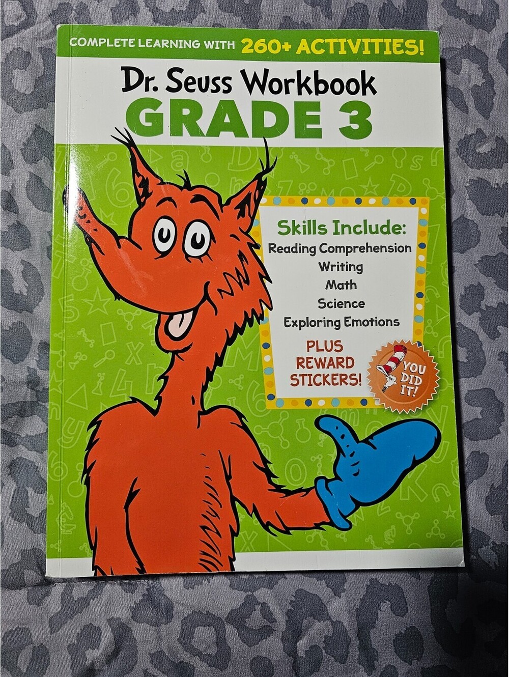 Dr. Seuss Workbook Grade 3 260+ Fun Activities with Stickers and More Homeschool